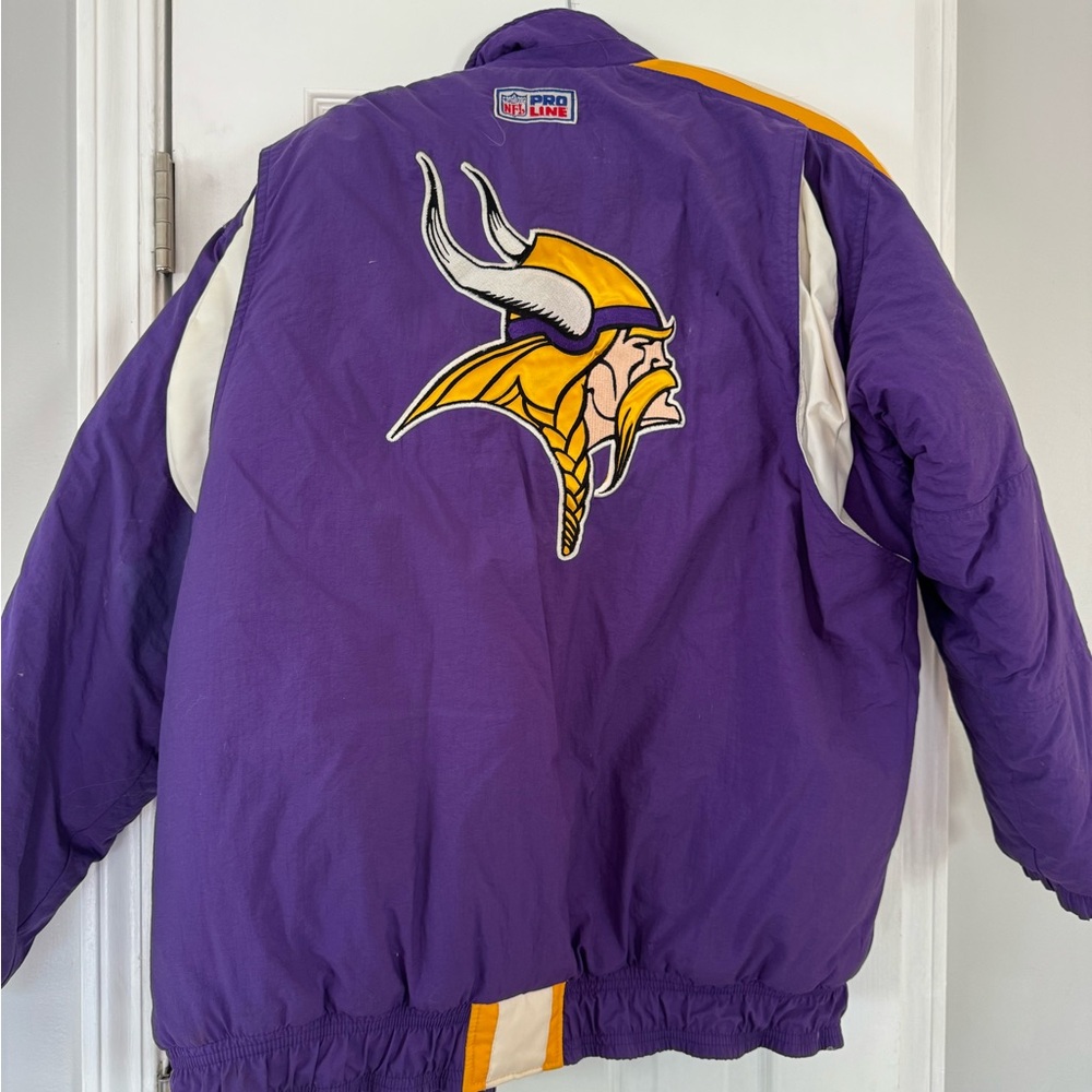 Purple and Yellow NFL Team Jacket